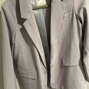 Abercrombie & Fitch Women's Blazer in Light Gray